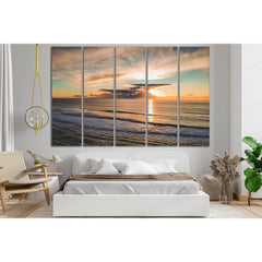 Ocean Sunset And Beautiful Clouds №SL175 Ready to Hang Canvas PrintCanvas art arrives ready to hang, with hanging accessories included and no additional framing required. Every canvas print is hand-crafted, made on-demand at our workshop and expertly stre