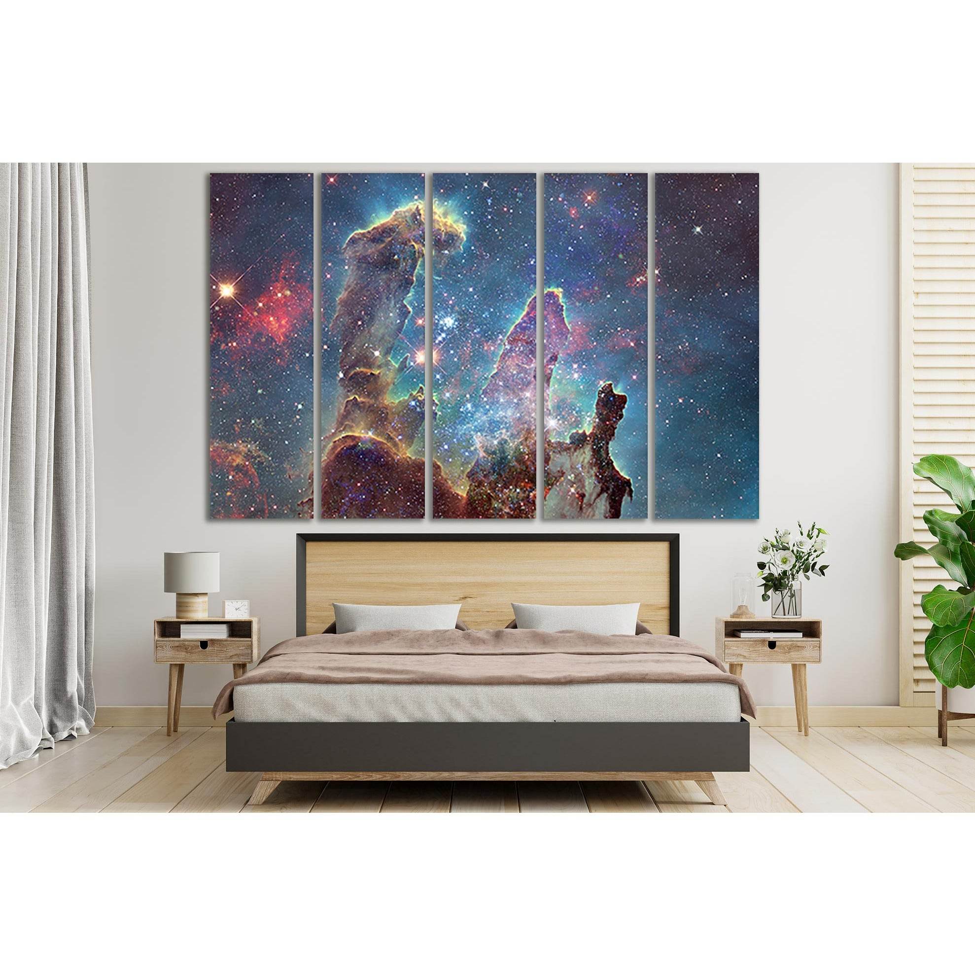 Colorful Space Nebula №SL409 Ready to Hang Canvas PrintCanvas art arrives ready to hang, with hanging accessories included and no additional framing required. Every canvas print is hand-crafted, made on-demand at our workshop and expertly stretched around