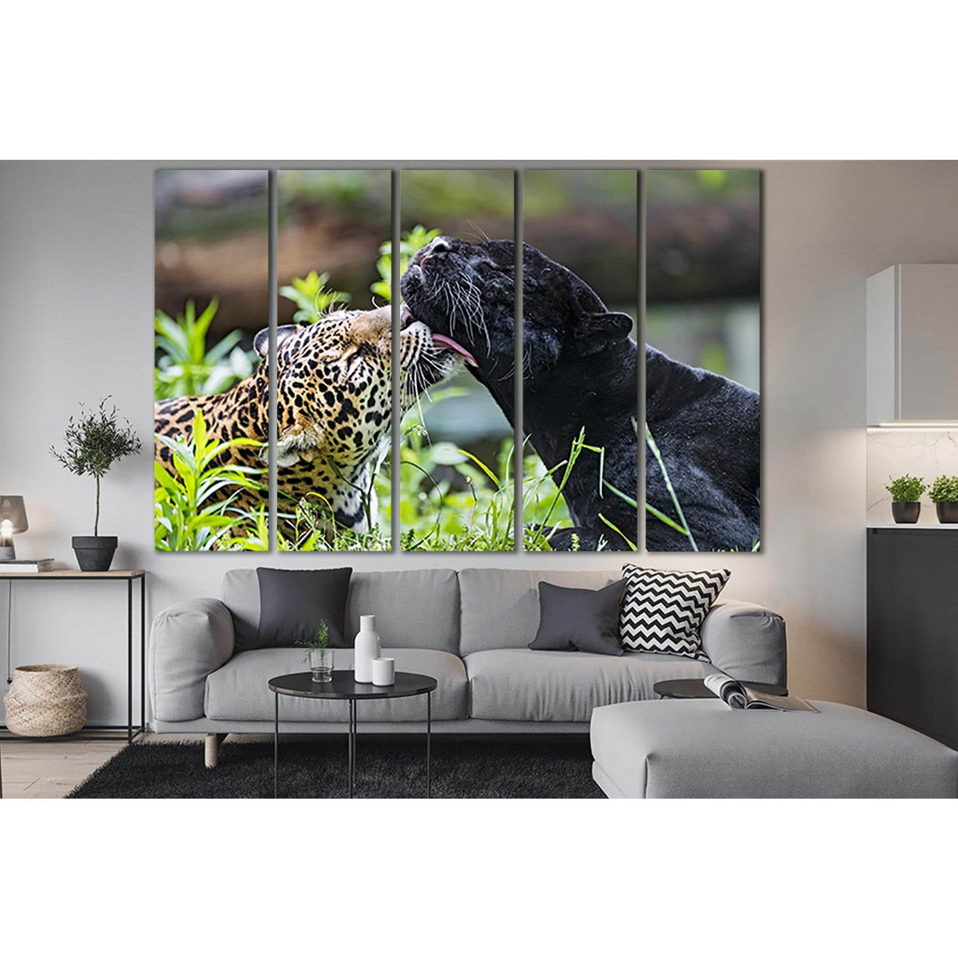 Tender Moment With Leopards №SL1519 Ready to Hang Canvas PrintCanvas art arrives ready to hang, with hanging accessories included and no additional framing required. Every canvas print is hand-crafted, made on-demand at our workshop and expertly stretched