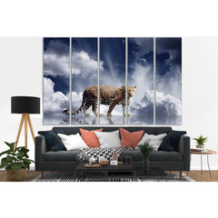 Leopard On Sky Background №SL1038 Ready to Hang Canvas PrintCanvas art arrives ready to hang, with hanging accessories included and no additional framing required. Every canvas print is hand-crafted, made on-demand at our workshop and expertly stretched a
