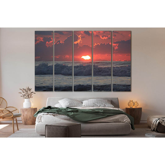 Sunset At Sea №SL104 Ready to Hang Canvas PrintCanvas art arrives ready to hang, with hanging accessories included and no additional framing required. Every canvas print is hand-crafted, made on-demand at our workshop and expertly stretched around 100% No