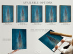 Explore the available options for the aerial swimmers artwork. Choose from a stretched canvas print a fine art poster paper or a floating frame. Each option enhances the ocean sports theme of the artwork. The artwork is ideal for home office decor or sports clinics. Find the perfect fit for your space.