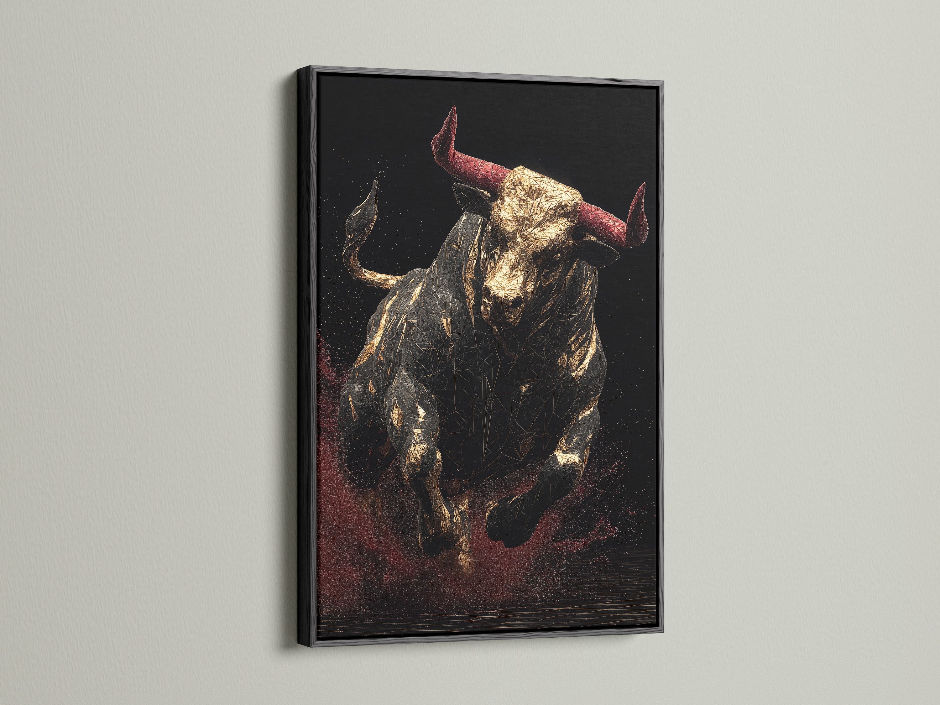 Explore the bold look of a black frame with this artwork. The black frame offers a sleek and modern look. See how a black frame enhances this artwork. The artwork stands out against the black frame. This framed art creates a sophisticated atmosphere. A stylish way to display your favorite art.
