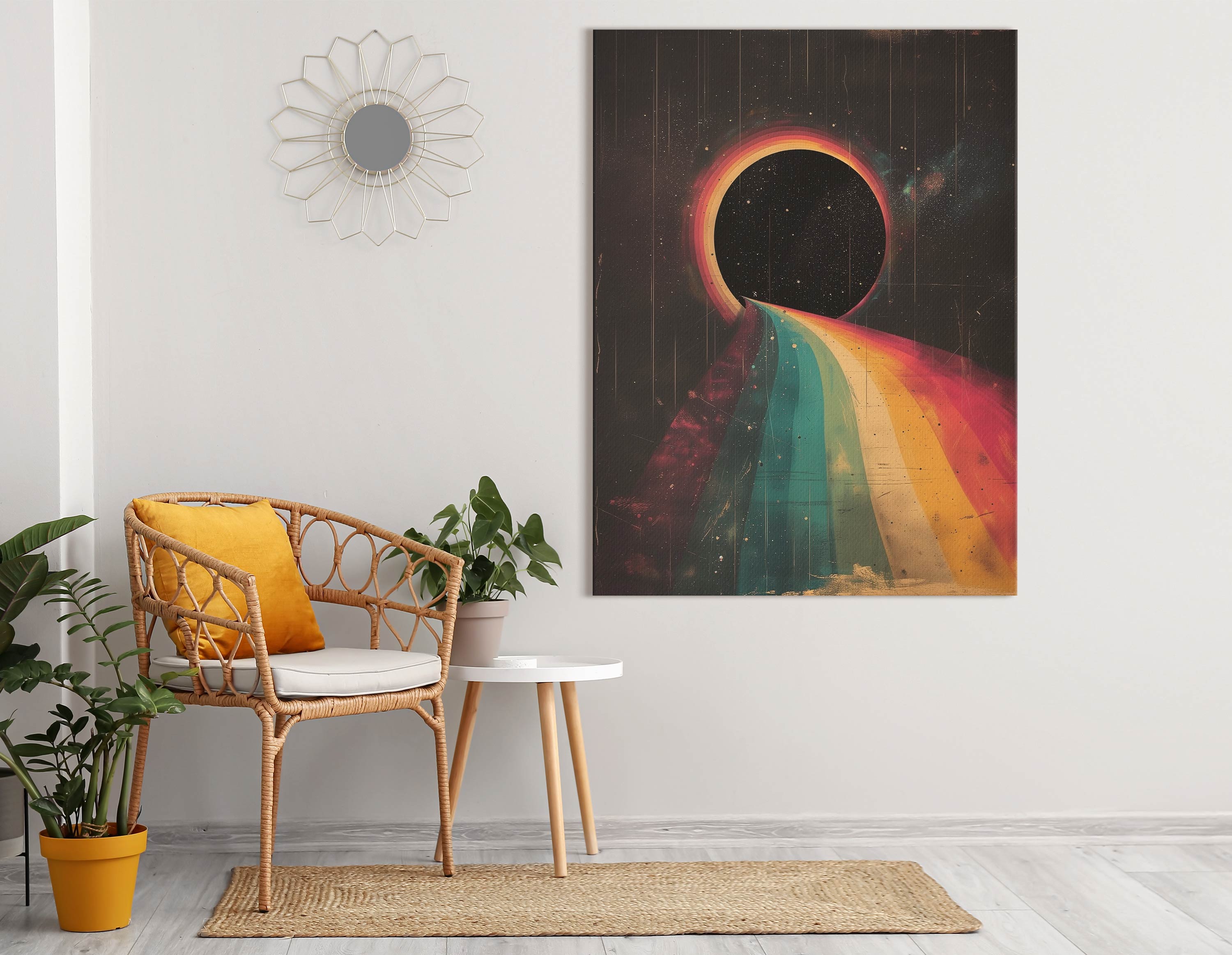 Universe Rainbow Art Print