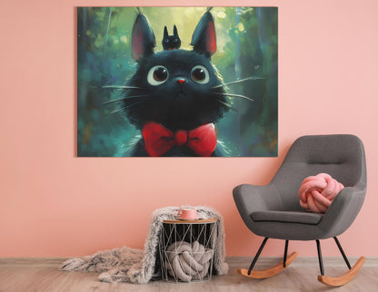 Black Cat Wall Art 