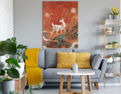 Serene Mythical Creature - Canvas Print