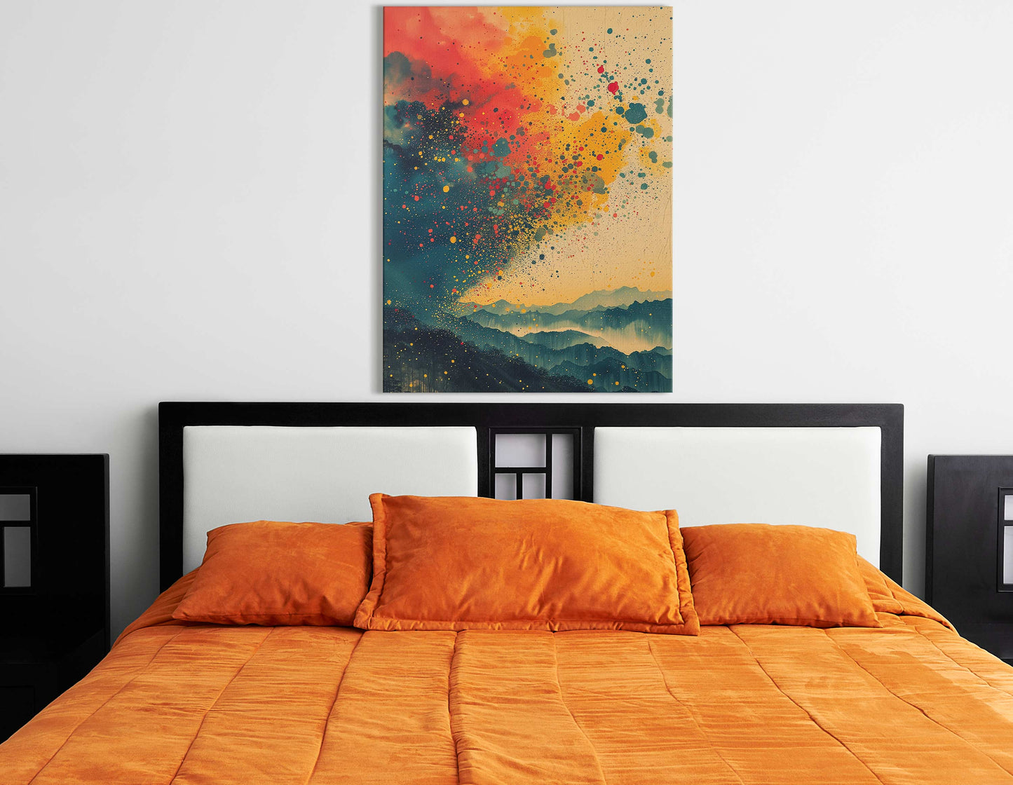 Abstract Nature Splash Wall Decor