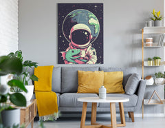 Space Explorer and Friend Print
