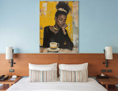 Stylish Portrait Modern Canvas Art