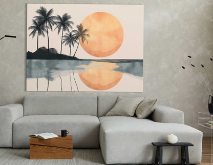 Art Print Serene Beach    