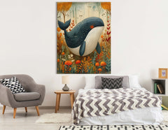 Prints Playful Whale