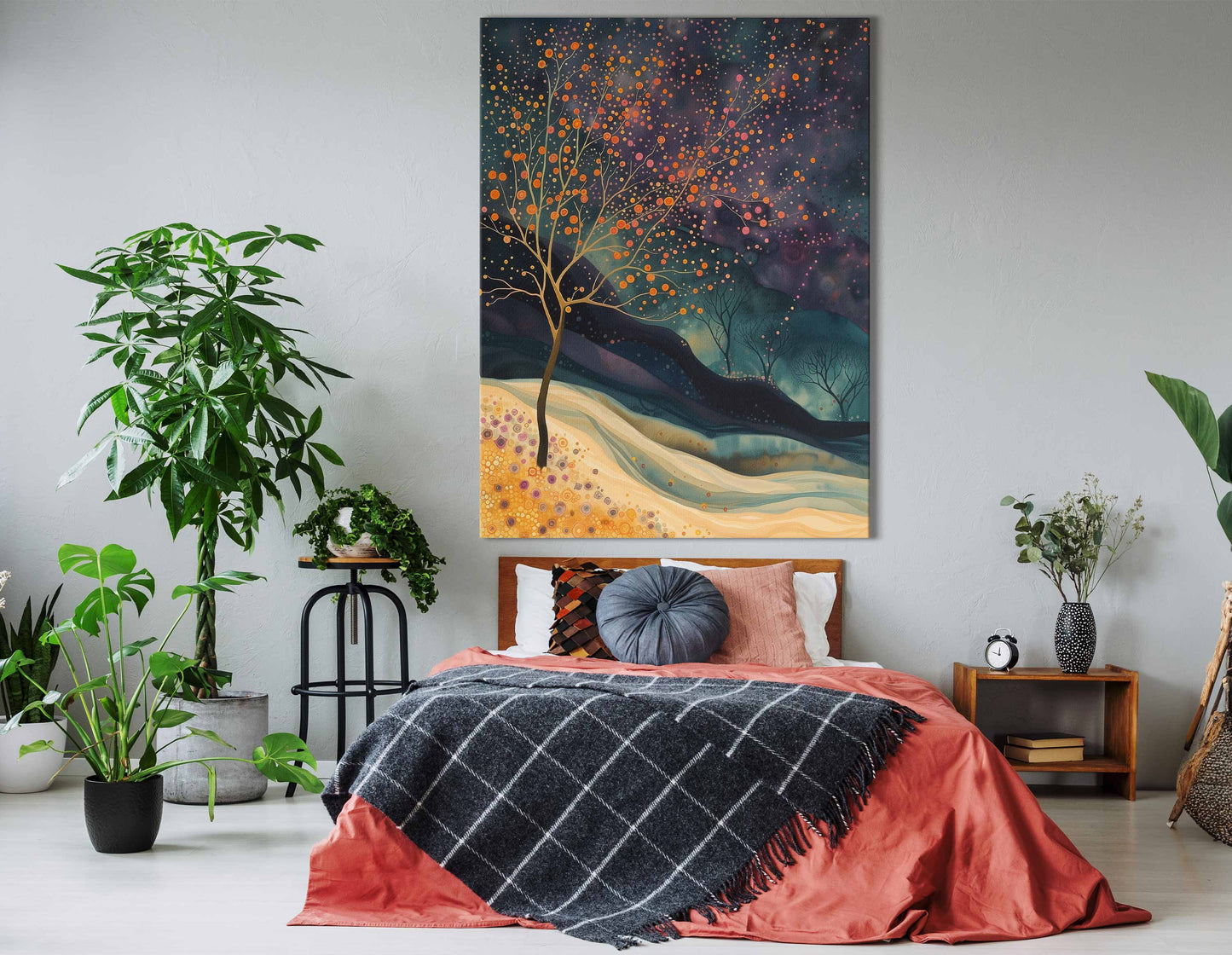 Magical Night Tree Print