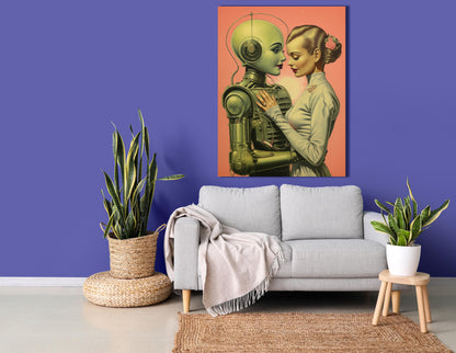 Retro Robot Wall Art