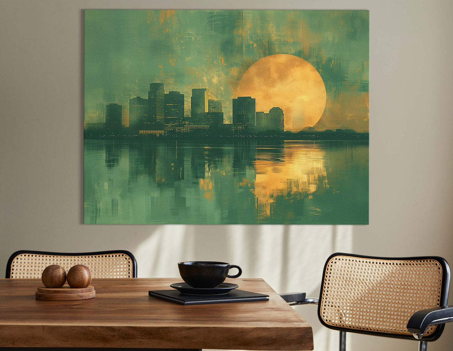 Dusk Skyline Wall Hanging