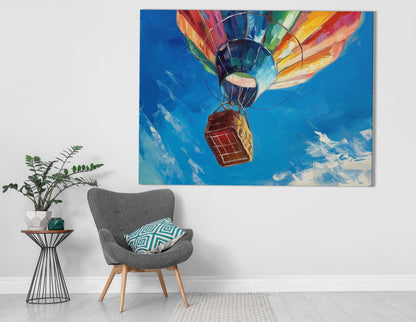 Abstract Hot Air Balloon Art Print