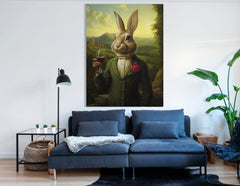 Gentleman Rabbit Art Prints