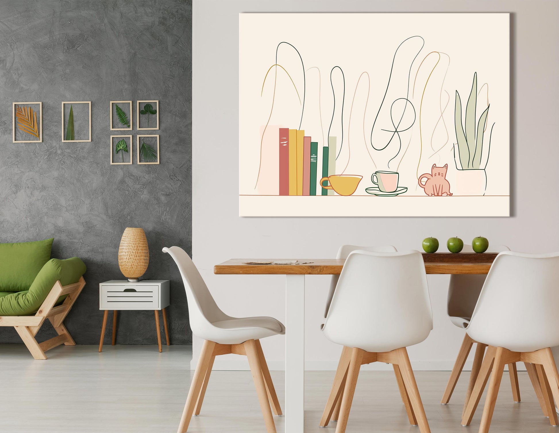 Modern Cafe Canvas Print