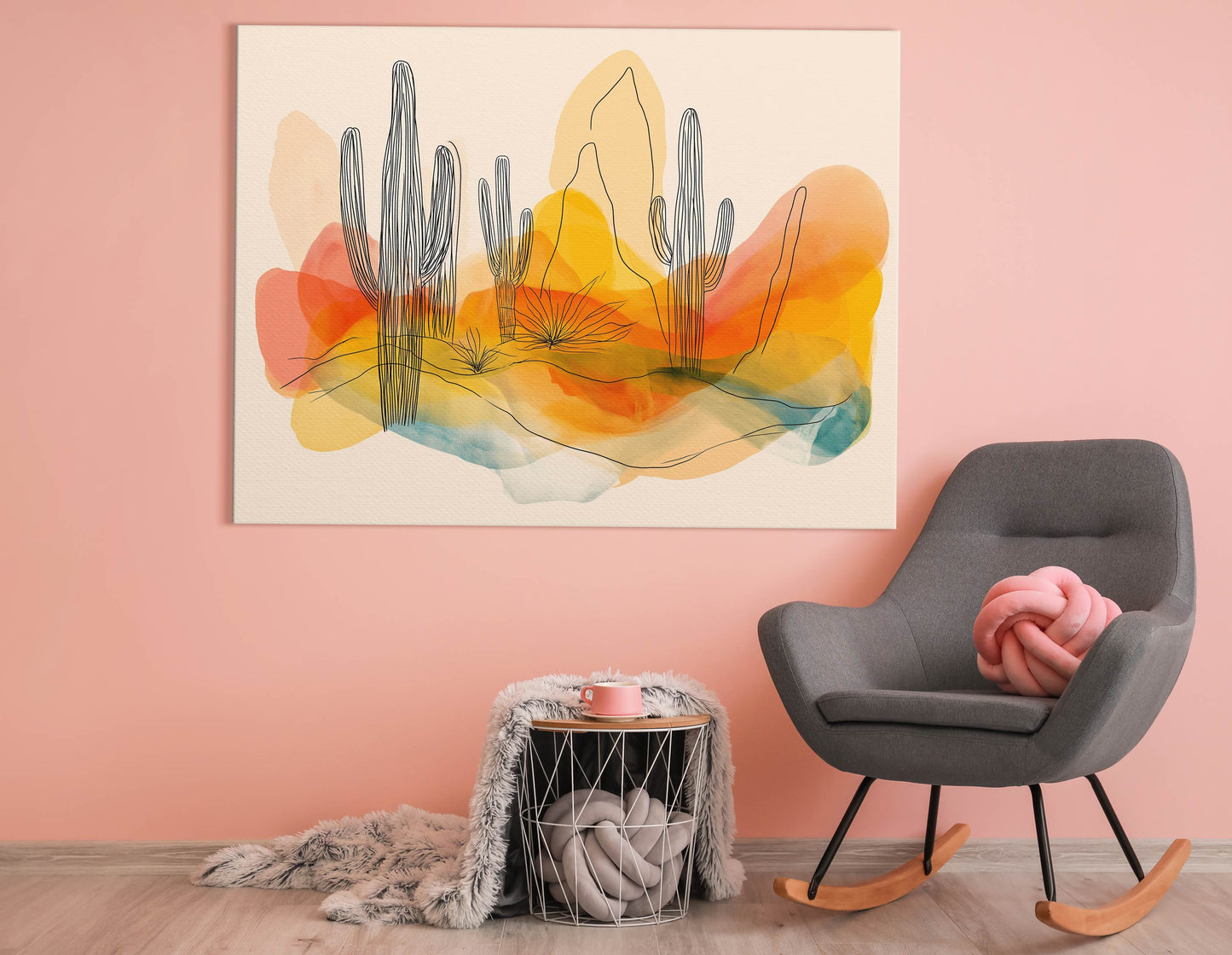 Vibrant Desert Art Print