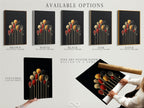 Available options for Spice Spoons artwork. Choose from a stretched canvas print. Fine art poster paper or a floating frame to match your kitchen or dining decor needs. Find your perfect style.