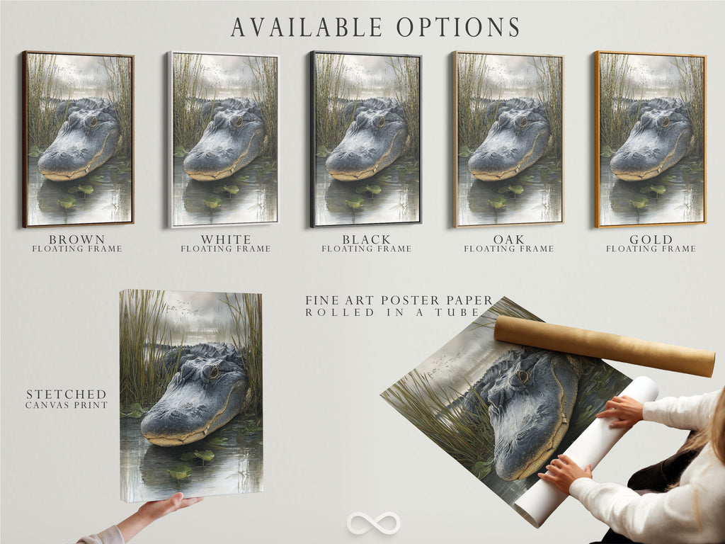 Available options include a stretched canvas print fine art poster paper and floating frame. Explore various styles to suit your taste. Enhance your artwork with these premium options. Transform your space today.