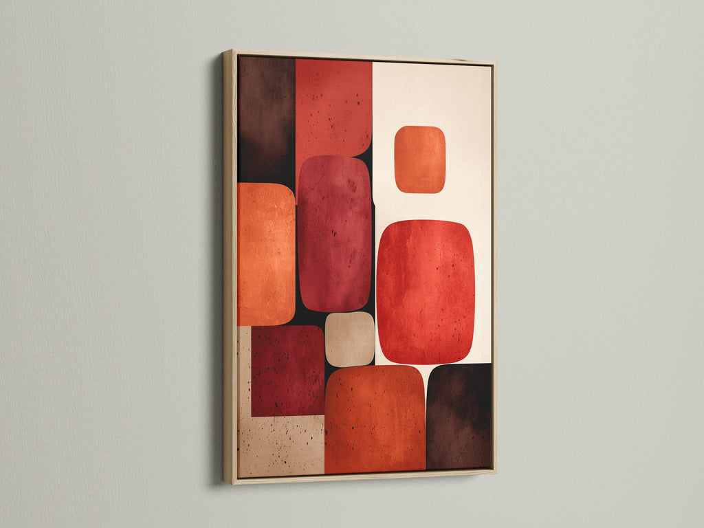 View artwork framed in oak. The natural wood grain enhances the art. This oak frame offers a warm and sophisticated look. Find the ideal frame for your unique artwork.