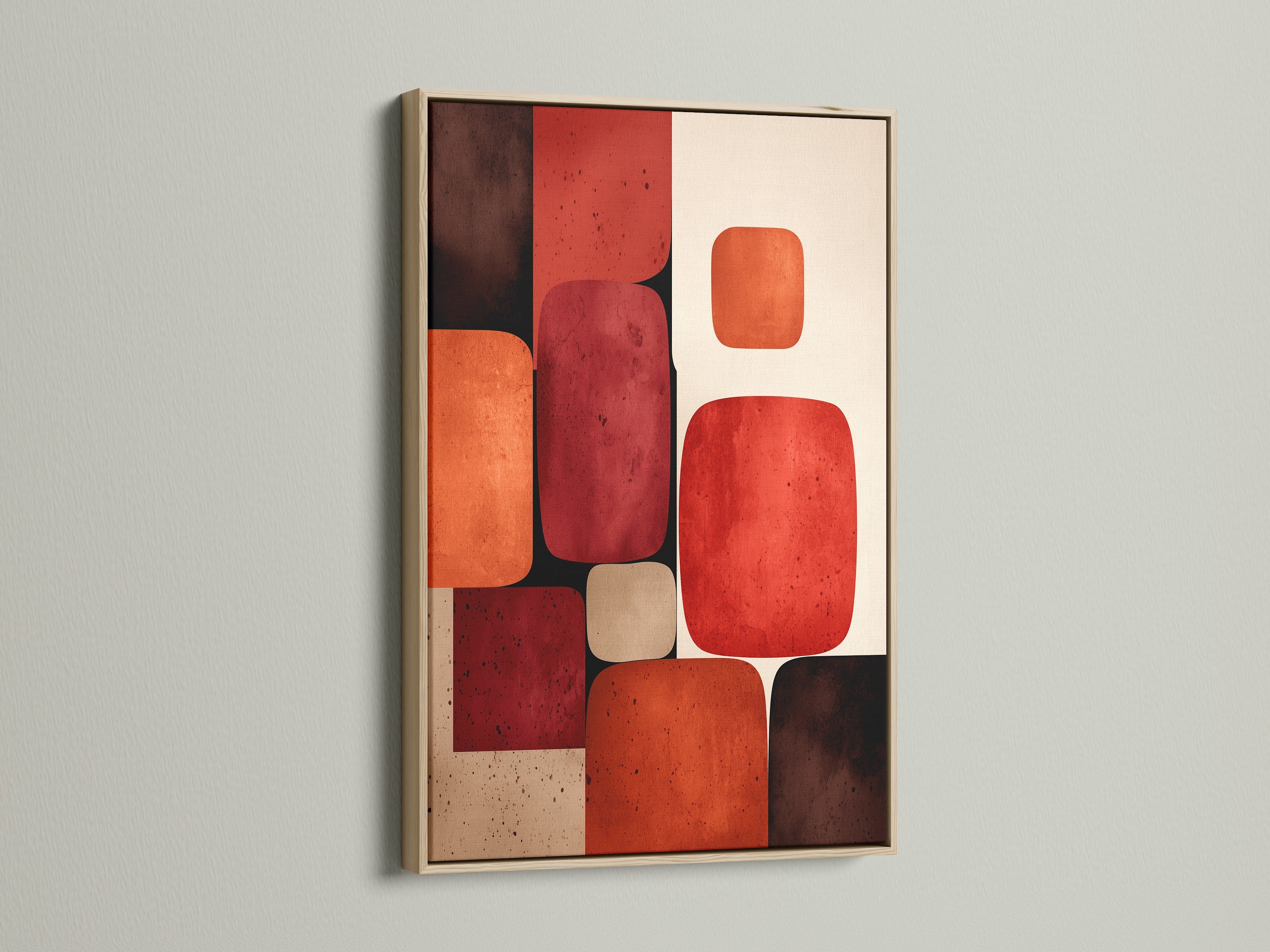 View artwork framed in oak. The natural wood grain enhances the art. This oak frame offers a warm and sophisticated look. Find the ideal frame for your unique artwork.