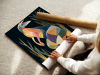 Watch a woman carefully roll fine art poster paper. The poster paper is handled with care. This ensures its pristine condition. High-quality paper enhances the artwork's details. Prepare your art for framing or display.