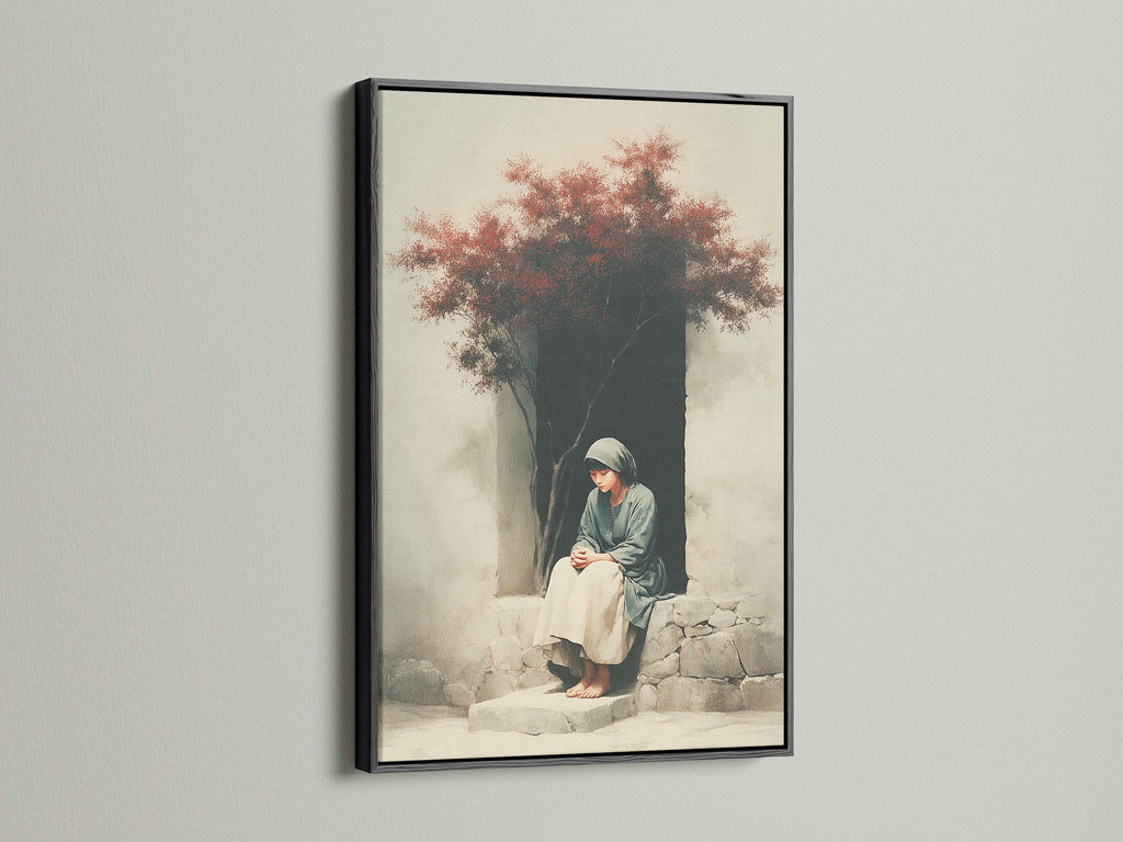 Artwork in a black frame. The black frame provides a bold and sophisticated touch. This frame adds contrast and depth to the artwork. Perfect for creating a focal point in any room. Add drama and elegance to your decor with our framed art.