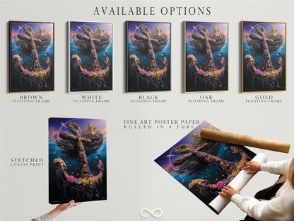 Explore the available options for presenting your favorite artwork. Choose from a stretched canvas print fine art poster paper or a floating frame. Each option enhances the beauty and impact of your nautical art. Perfect for ocean canvas art and coastal decor.