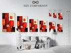 Visualize the size comparison chart in an interior setting. This helps you choose the perfect art size. See how different sizes fit in your space. Make the right choice for your home or office.