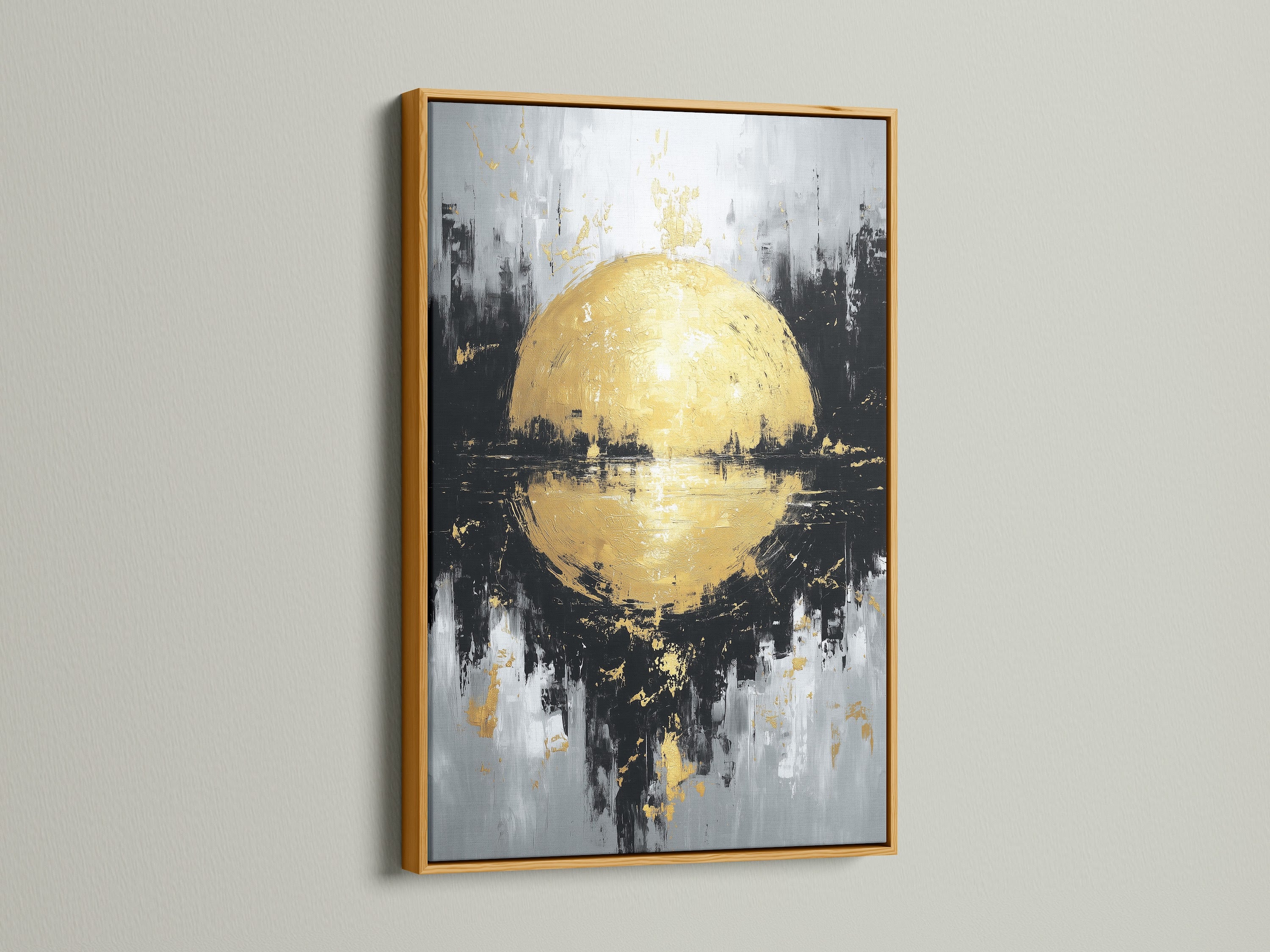 Artwork is luxuriously presented in a gold frame. The shimmering gold finish adds opulence and glamour. Enhance your artwork with our exquisite gold frames. Gold frames bring a touch of elegance.