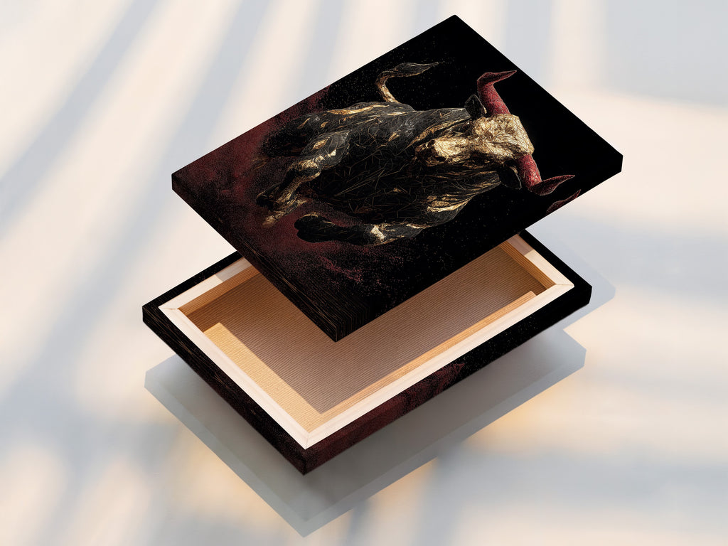 This is a stretched canvas print. It is ready to hang and display. The canvas print offers a textured and vibrant look. This artwork is stretched to perfection. It enhances any room with its artistic presence. A great way to bring artwork to life. Experience the beauty of a stretched canvas.