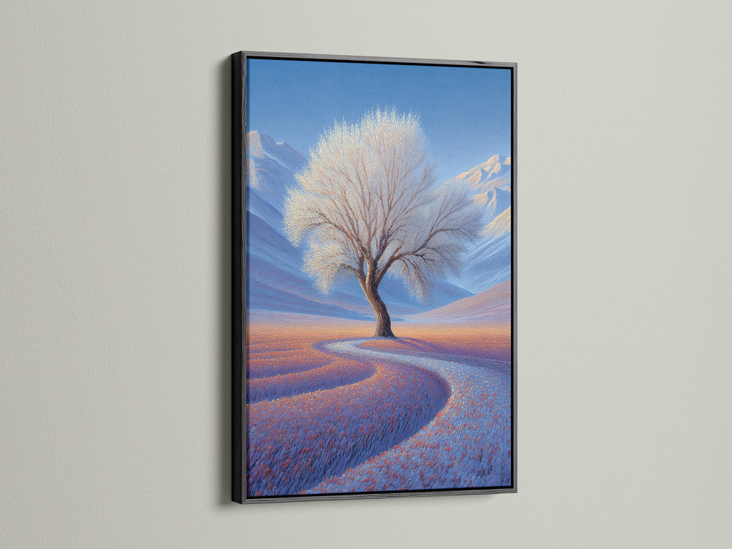 A black frame provides a striking contrast. It makes the art pop. Black frames add sophistication. Ideal for modern and contemporary art. Its a bold choice for artwork display.