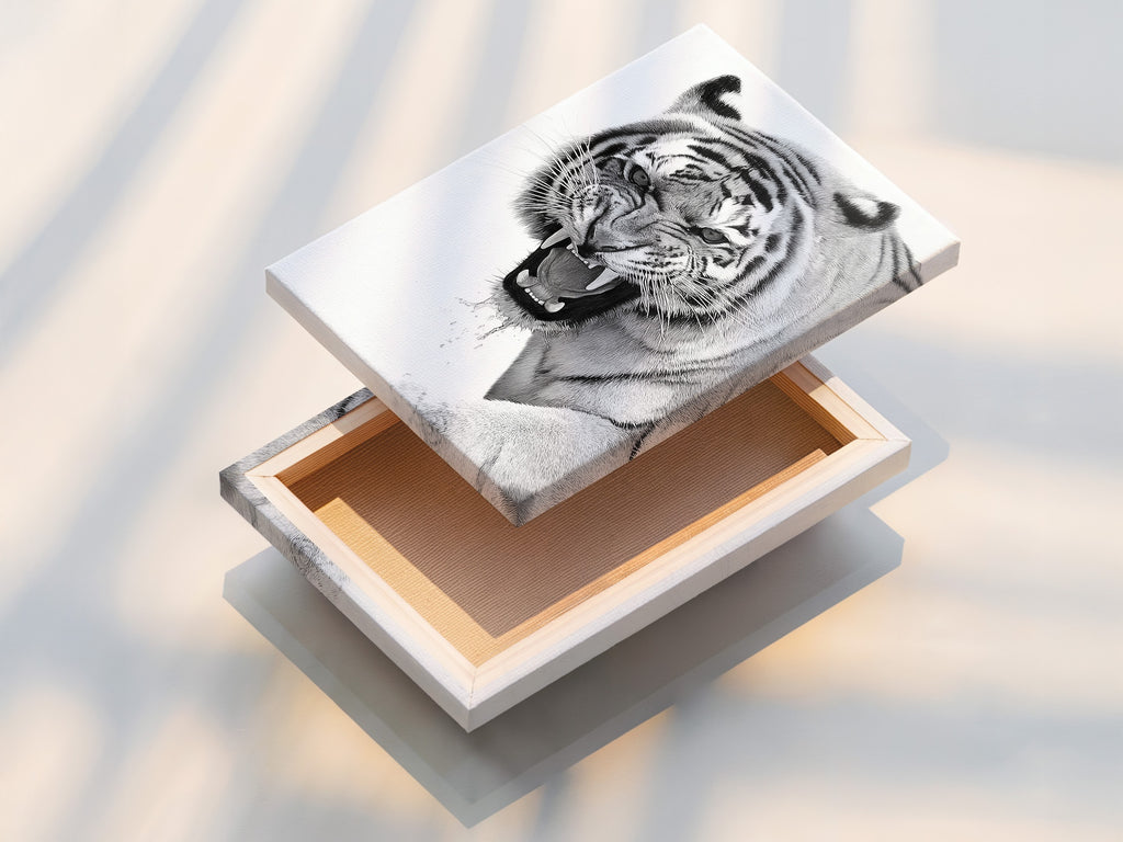 A stretched canvas print displays exceptional artwork. The canvas texture enhances the art. It gives it a gallery wrapped appearance. This format is ready to hang and enjoy. It adds depth and dimension to any room. It is perfect for showcasing detailed art.