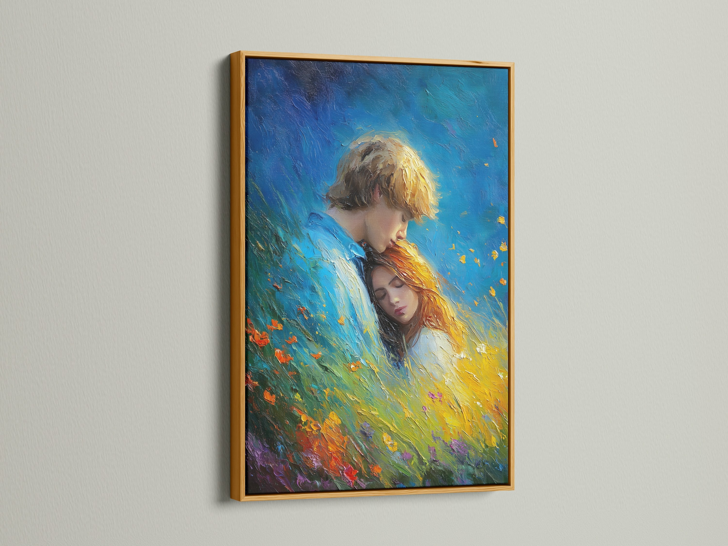 Discover the elegance of this gold frame enhancing a stunning artwork. The golden hue adds a touch of luxury and sophistication. Perfect for making a statement in your space. It enhances artwork with a regal touch. Elevate your art with our exquisite gold frames. Explore our options today