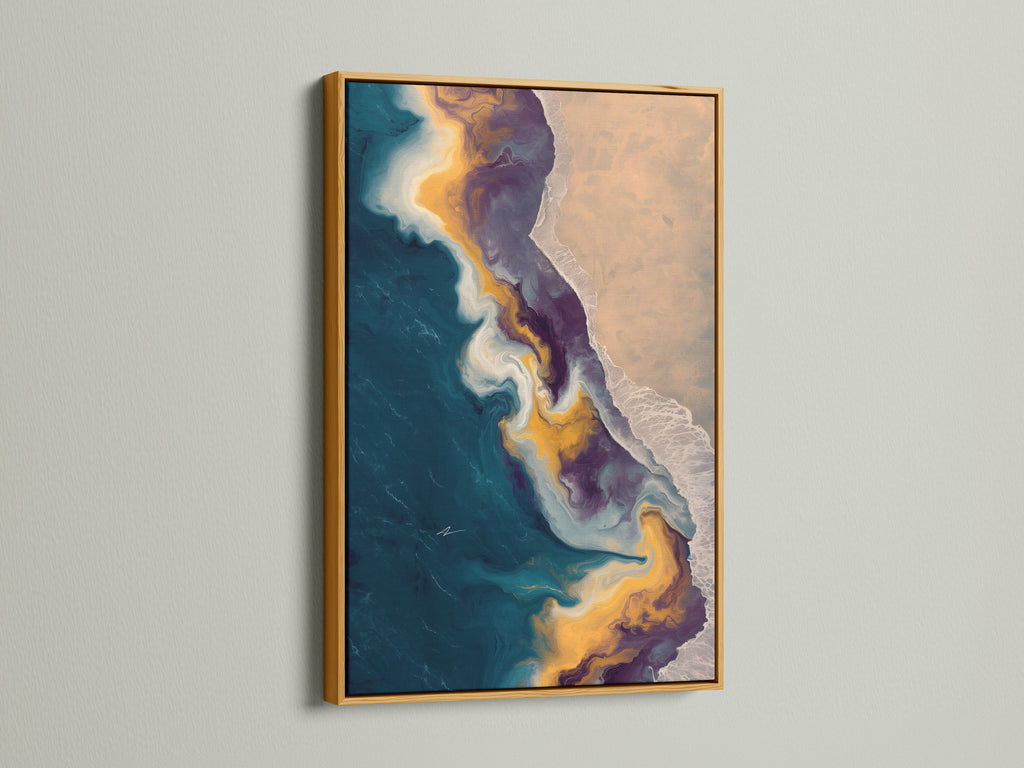 A luxurious gold frame elevates the artwork. Its shimmering finish adds a touch of glamour. This frame creates a focal point in any room. Perfect for adding opulence to your decor. Discover the allure of gold framed art today.