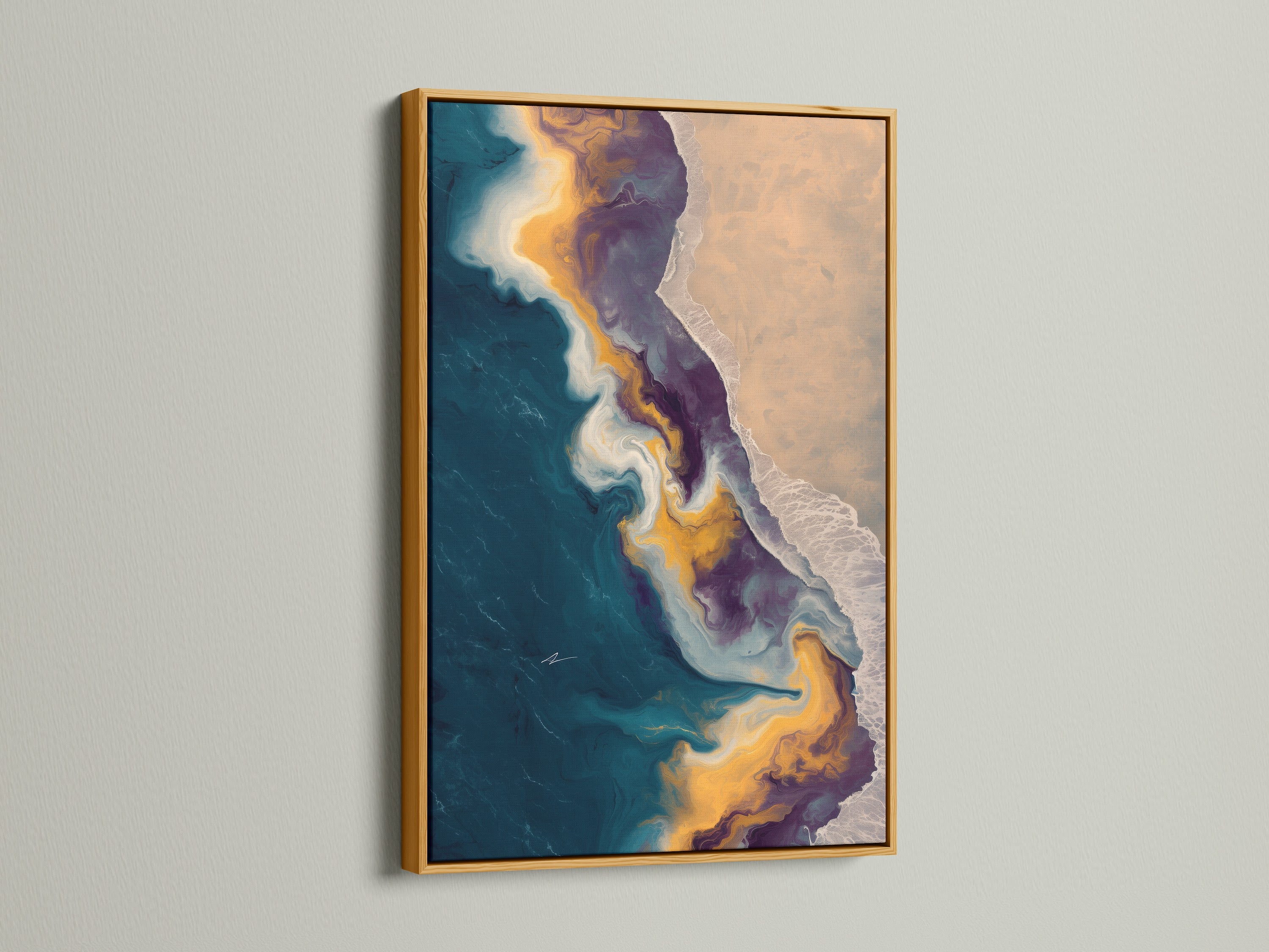 A luxurious gold frame elevates the artwork. Its shimmering finish adds a touch of glamour. This frame creates a focal point in any room. Perfect for adding opulence to your decor. Discover the allure of gold framed art today.