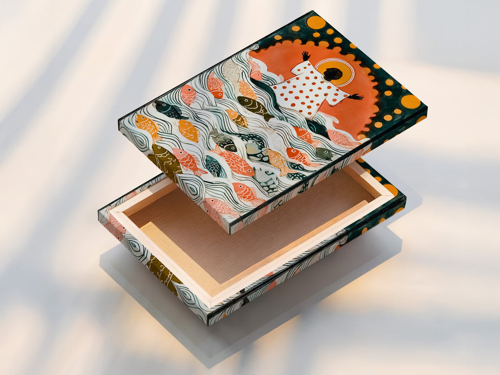 This is a stretched canvas print ready for display. Stretched canvases offer a gallery-worthy look. The canvas is tightly stretched over a wooden frame. It is ready to hang and enjoy. Transform your art into a stunning focal point. A great way to display art.