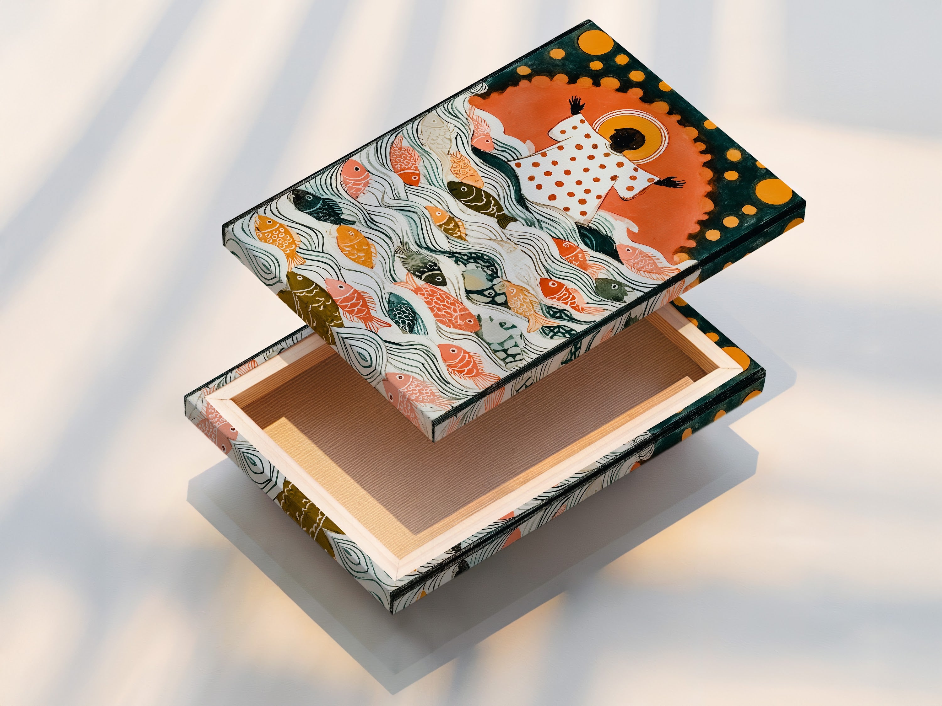 This is a stretched canvas print ready for display. Stretched canvases offer a gallery-worthy look. The canvas is tightly stretched over a wooden frame. It is ready to hang and enjoy. Transform your art into a stunning focal point. A great way to display art.