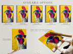 Available options are displayed. Choose from stretched canvas prints fine art poster paper or a floating frame. Customize your artwork to match your style. Select the perfect option for your home or office.