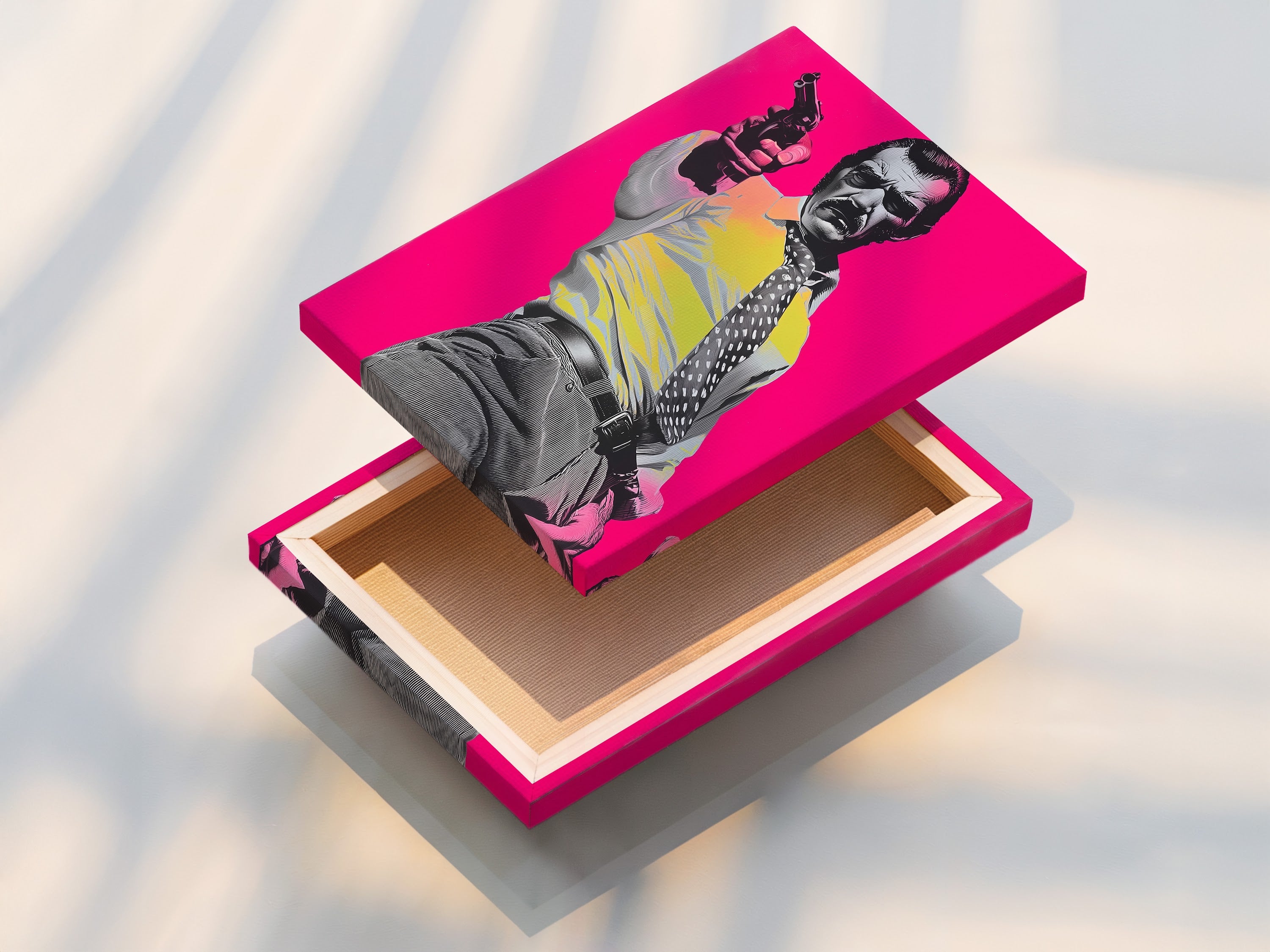 This is a high-quality stretched canvas print. The canvas is stretched perfectly. The artwork looks vibrant on canvas. Canvas prints add texture and depth to art. Display your art with a stretched canvas print. Transform your home with canvas art.