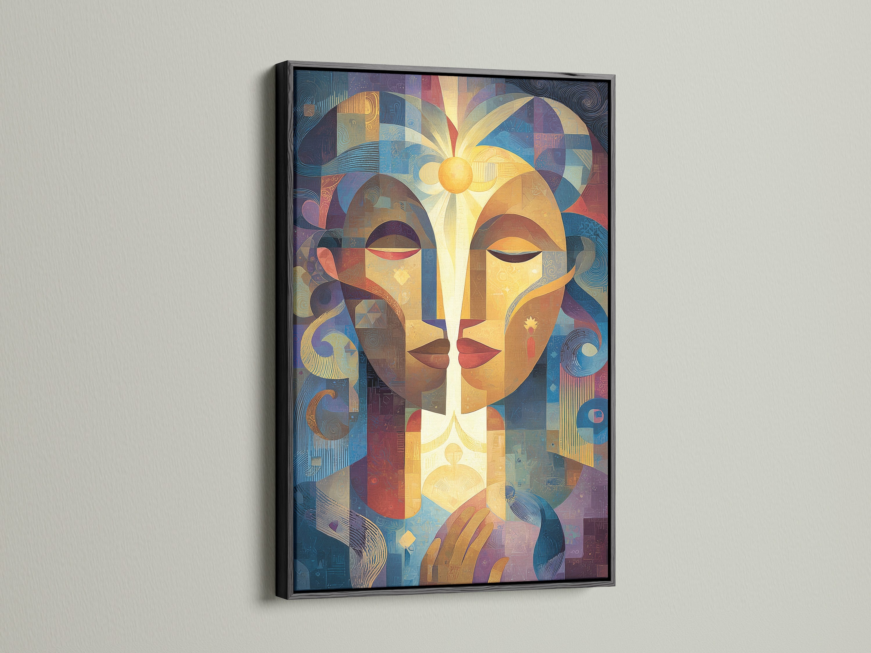 The black frame adds a touch of elegance to this art piece. A bold black frame makes artwork pop. It is ideal for creating a focal point in any room. Explore the impact of black framed art. Transform your walls today.