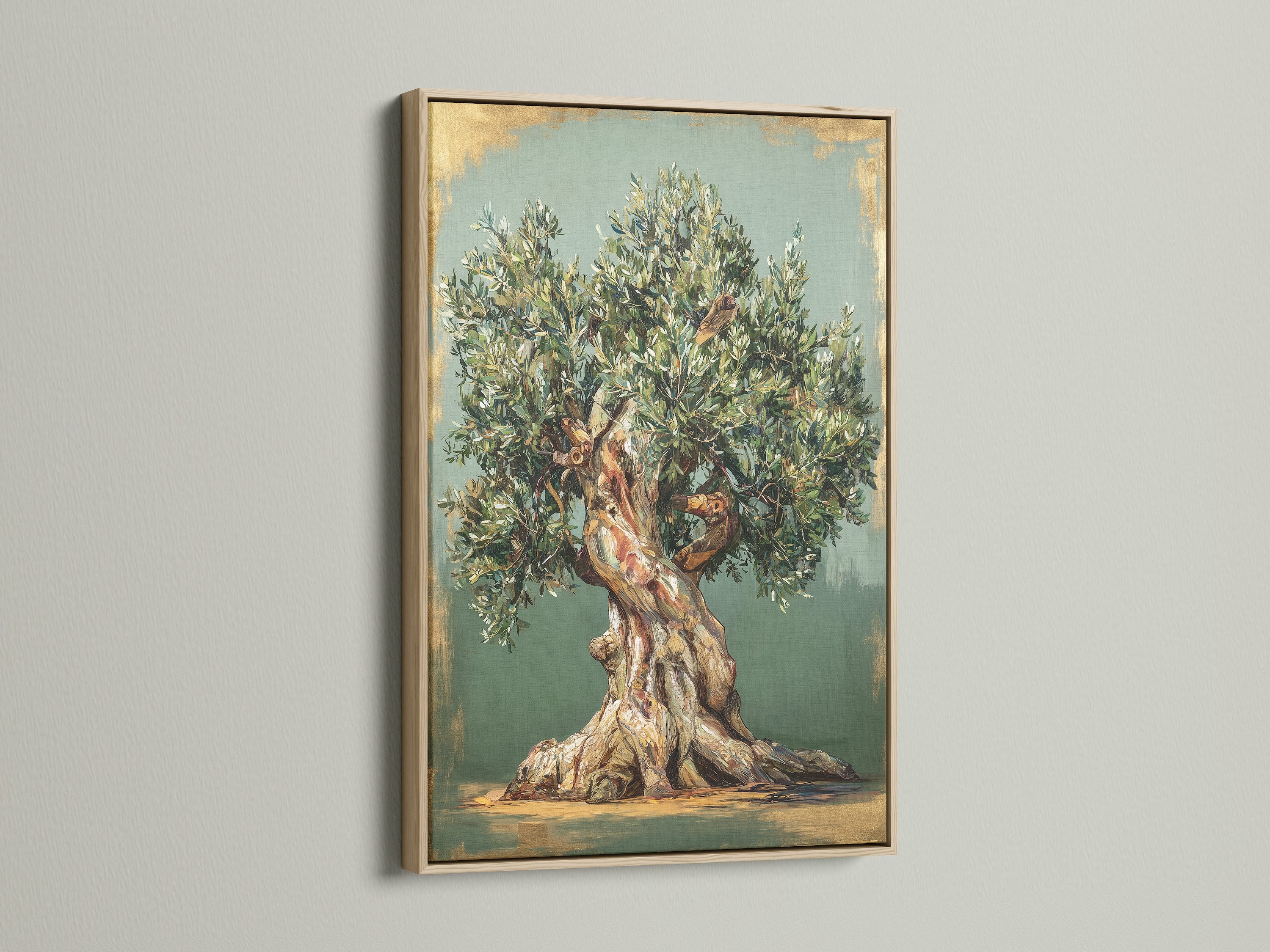 This oak frame offers a natural touch to any art. The wood grain brings warmth and character. Perfect for artwork seeking a rustic or classic look. Elevate your art with an oak frame.