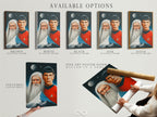 Available options include stretched canvas fine art poster paper and a floating frame. Choose the perfect style for your Star Trek Spock Vulcan art. Each option enhances the sci-fi wall art. Tailor the art to fit your personal style. Find the ideal Trekkie gift. Elevate your home decor today.