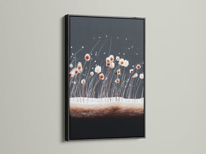 The black frame creates a bold statement. The artwork makes a dramatic impact. Black art frames are sleek and sophisticated. Perfect for a modern art gallery.