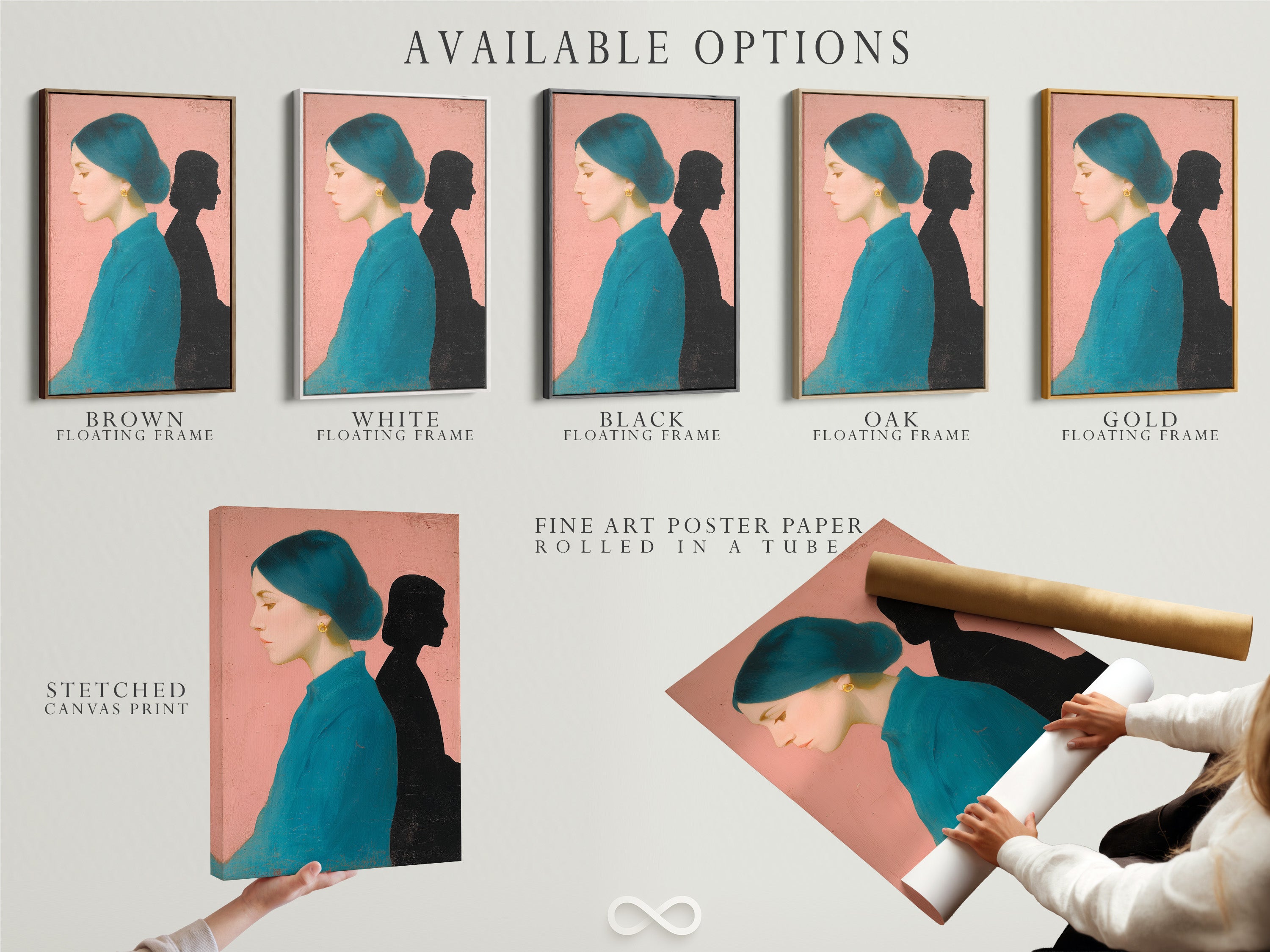 Explore available options for your artwork. Choose from a stretched canvas print. Fine art poster paper is also available. Consider a floating frame for a polished presentation. Find your perfect style.