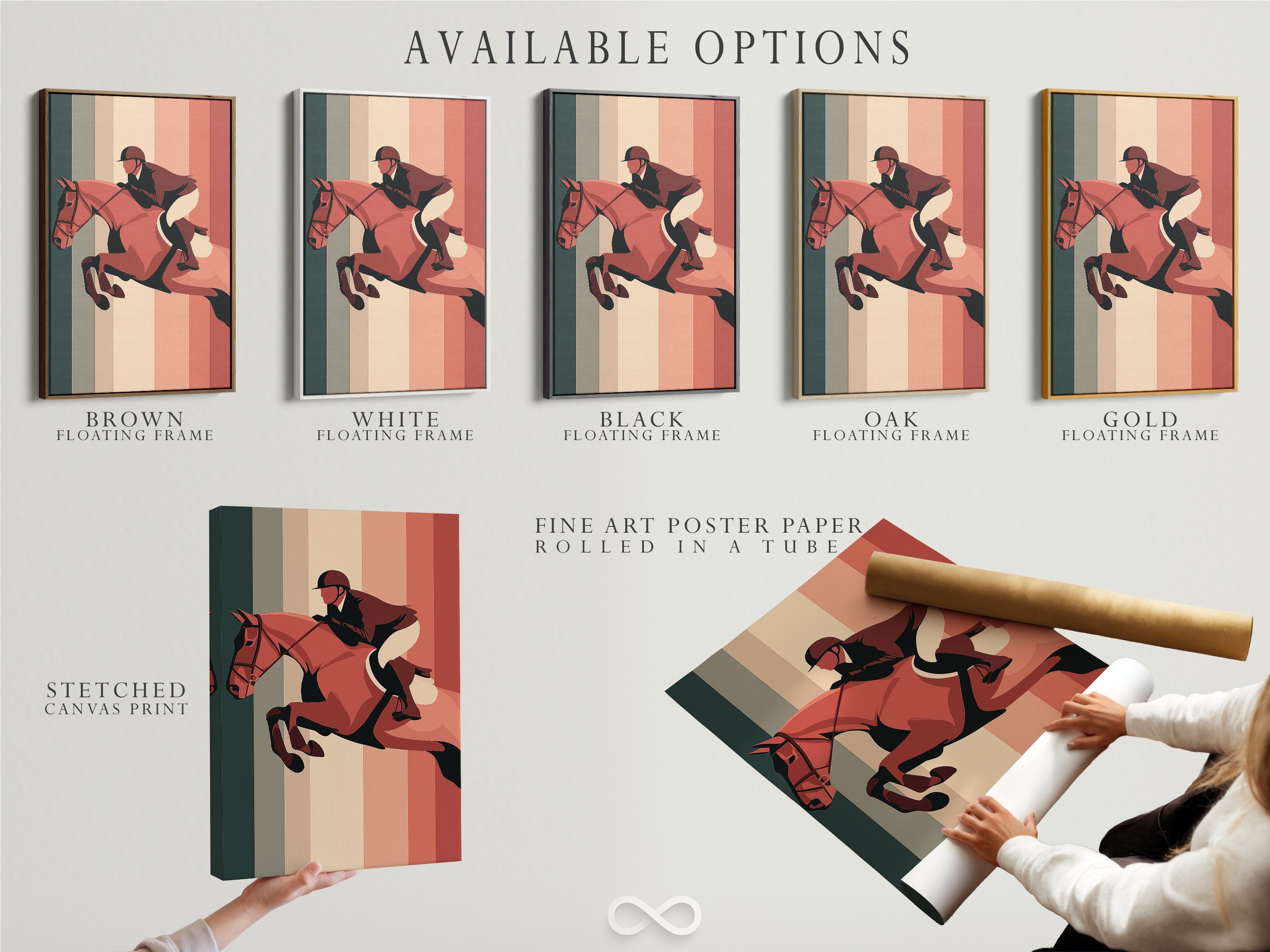Available options include a stretched canvas print. Also available is fine art poster paper and a floating frame. Choose the perfect format to suit your style and needs. Each option offers a unique way to display your favorite artwork. Explore the possibilities today.