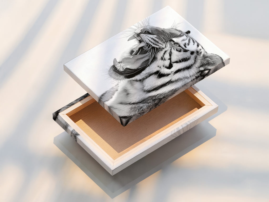 A stretched canvas print displays a captivating image. The canvas is stretched over a sturdy wooden frame. Ready to hang and enjoy. Canvas prints offer a textured look. They bring artwork to life. Transform your walls with our premium canvas prints.