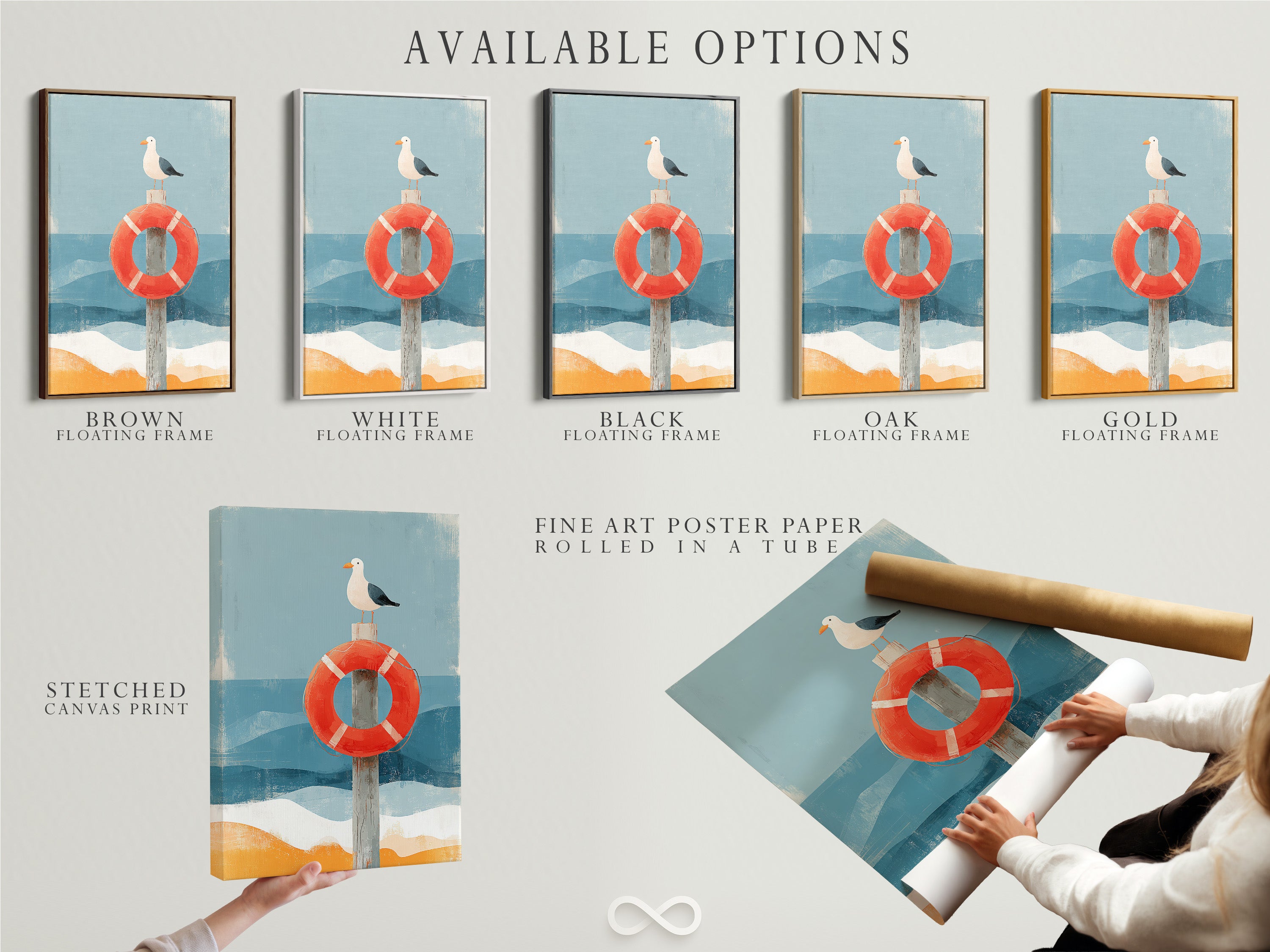 Explore available options for your artwork. Choose from stretched canvas prints fine art poster paper or a floating frame. Customize your art to match your style. Find the perfect artwork today.