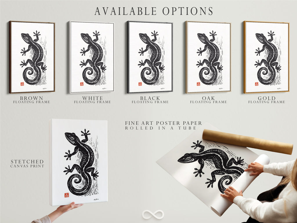 Available options include stretched canvas print. Fine art poster paper is also available. You can also select a floating frame. Choose the perfect format for your art. Customize your artwork to match your style and needs.